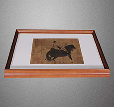 冷水滩书画装裱配框服务案例